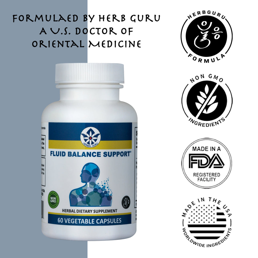 FLUID BALANCE SUPPORT Herbal Dietary Supplement