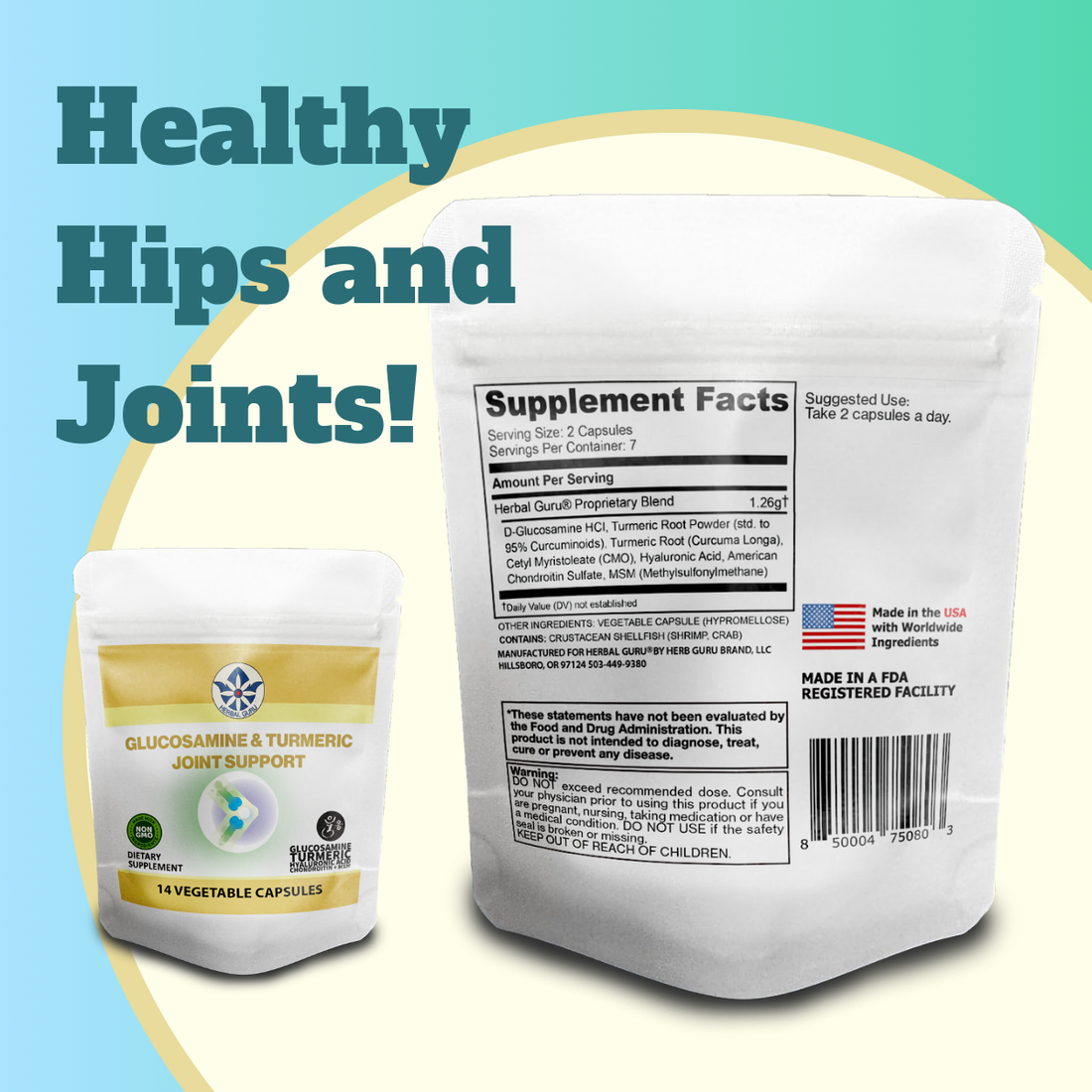 Glucosamine & Turmeric JOINT SUPPORT